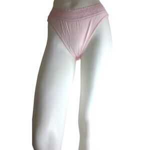 Vintage 1970s Myonne Pink Hi Leg Panties Bloomers Size 6 NEW